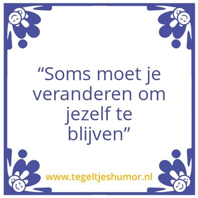 Tegeltje: Afscheid