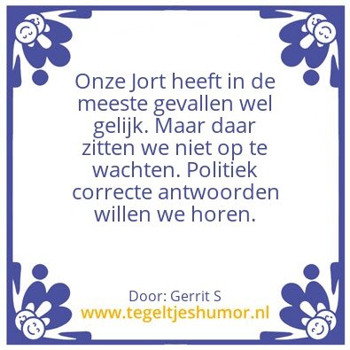 Tegeltje: Ik ben Gerrit
