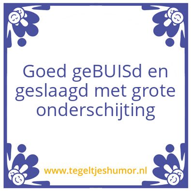 Tegeltje: An