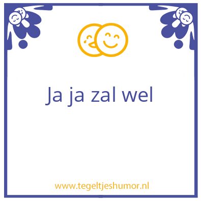 Tegeltje: De tegel
