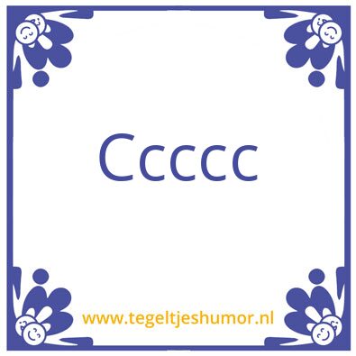 Tegeltje: Groenenweer