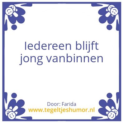 Tegeltje: Millenials