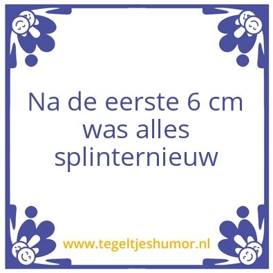 Tegeltje: duzzz