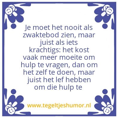 Tegeltje: Zwaktebod