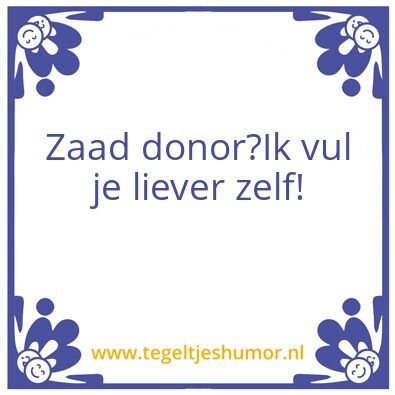 Tegeltje: Zwanger