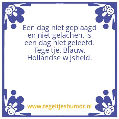 Tegeltje: Fossiele tekst