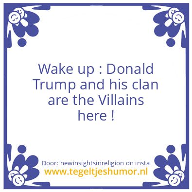 Tegeltje: Dum Donald,s actions