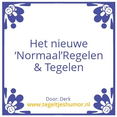 Tegeltje: Tegel