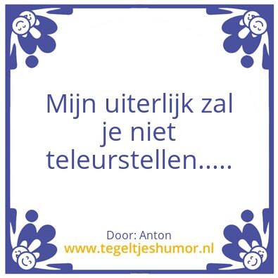 Tegeltje: Vrijgezel