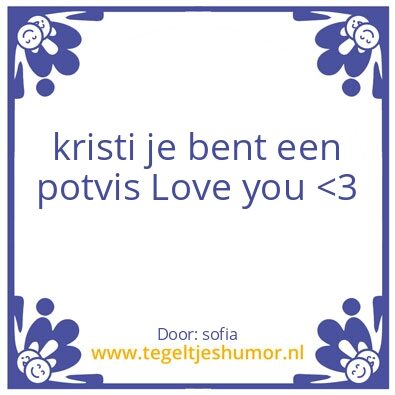 Tegeltje: kristi