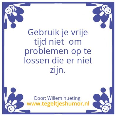 Tegeltje: W