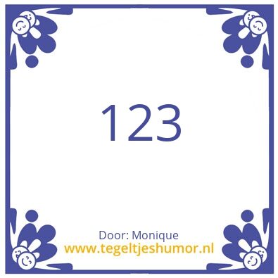 Tegeltje: Pieter
