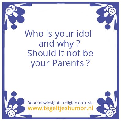 Tegeltje: It,s Your life.