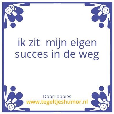 Tegeltje: wijsheid van Mike