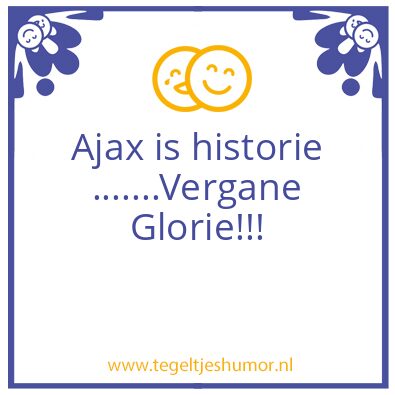 Tegeltje: Ajaks