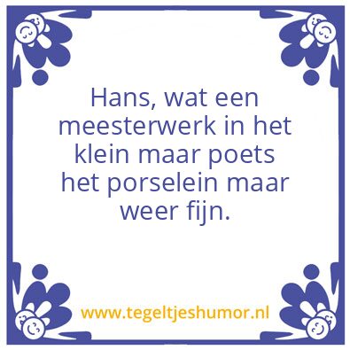 Tegeltje: Test