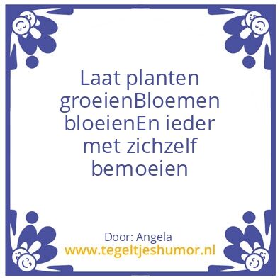 Tegeltje: Spreuk van de dag!