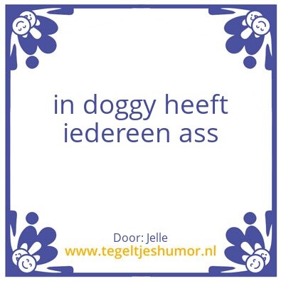 Tegeltje: Jelle