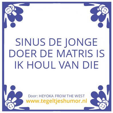 Tegeltje: HEYOKA FROM THE WEST
