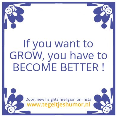 Tegeltje: NOW YOU KNOW