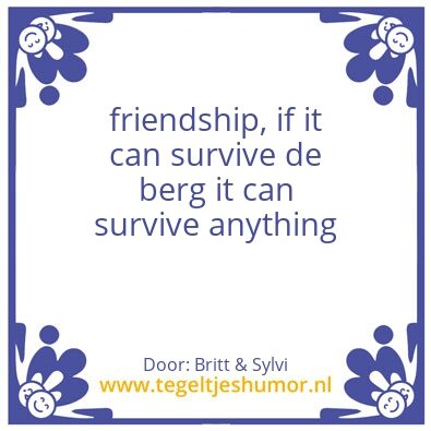 Tegeltje: De berg