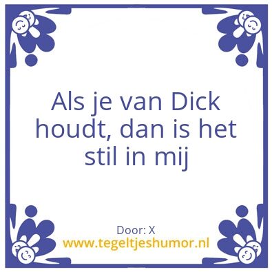 Tegeltje: X