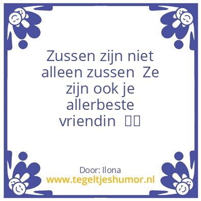 Tegeltje: Zussen