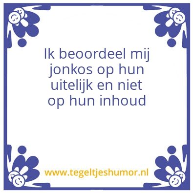 Tegeltje: .