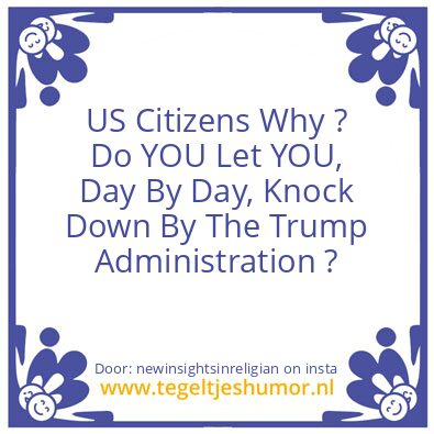 Tegeltje: US Citizens !