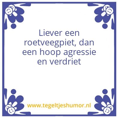 Tegeltje: Piet