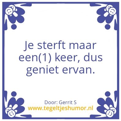Tegeltje: Ik ben Gerrit