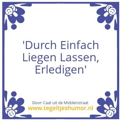 Tegeltje: DELLE
