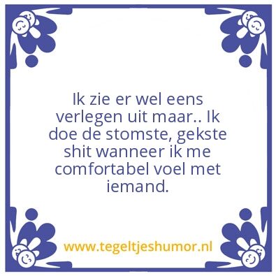 Tegeltje: Verlegen