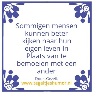 Tegeltje: True