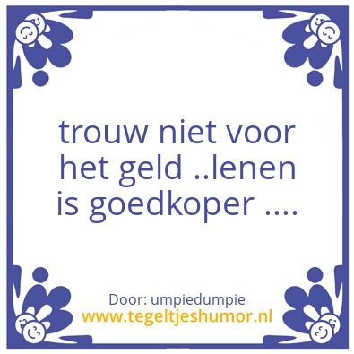 Tegeltje: trouwen