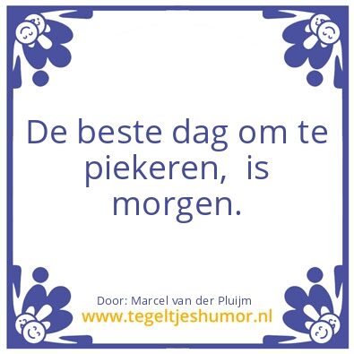 Tegeltje: Tegel