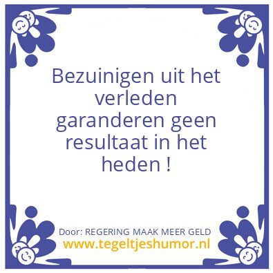 Tegeltje: Herverdelen ?