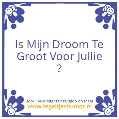 Tegeltje: Dreamer