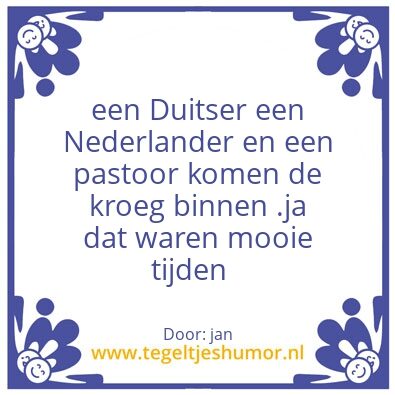 Tegeltje: jan