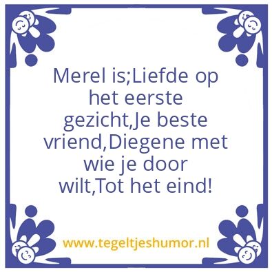 Tegeltje: Dat moment