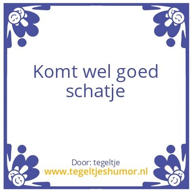 Tegeltje: tegeltje