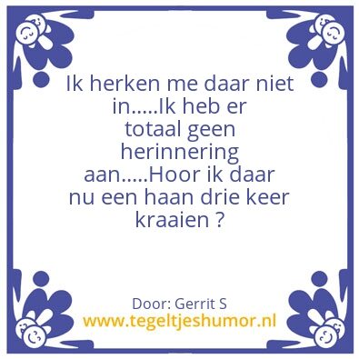 Tegeltje: Ik ben Gerrit