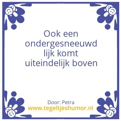 Tegeltje: Spreuk