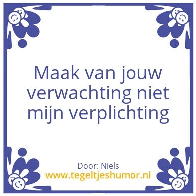Tegeltje: Niels