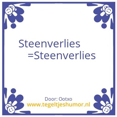Tegeltje: Itxox