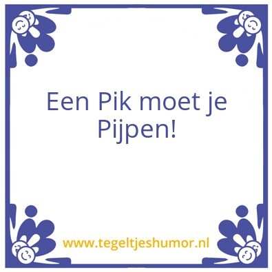 Tegeltje: Dikke Dollo Dennis