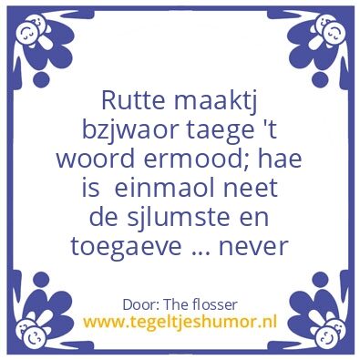 Tegeltje: overige
