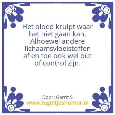 Tegeltje: Ik ben Gerrit