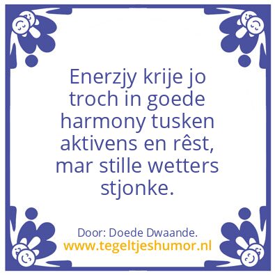 Tegeltje: Enerzjy