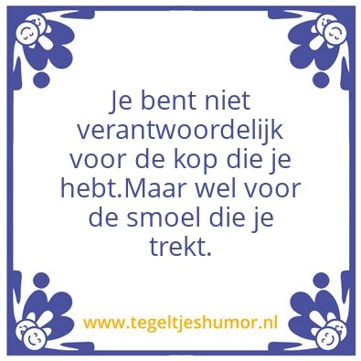 Tegeltje: Juist